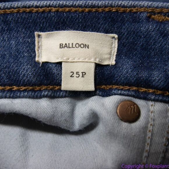 NEW Madewell Petite Balloon Jeans in Ellisboro Wash, P25 - Picture 13 of 16
